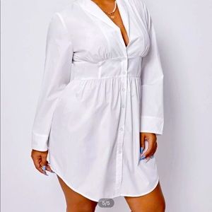 White Shirt Dress